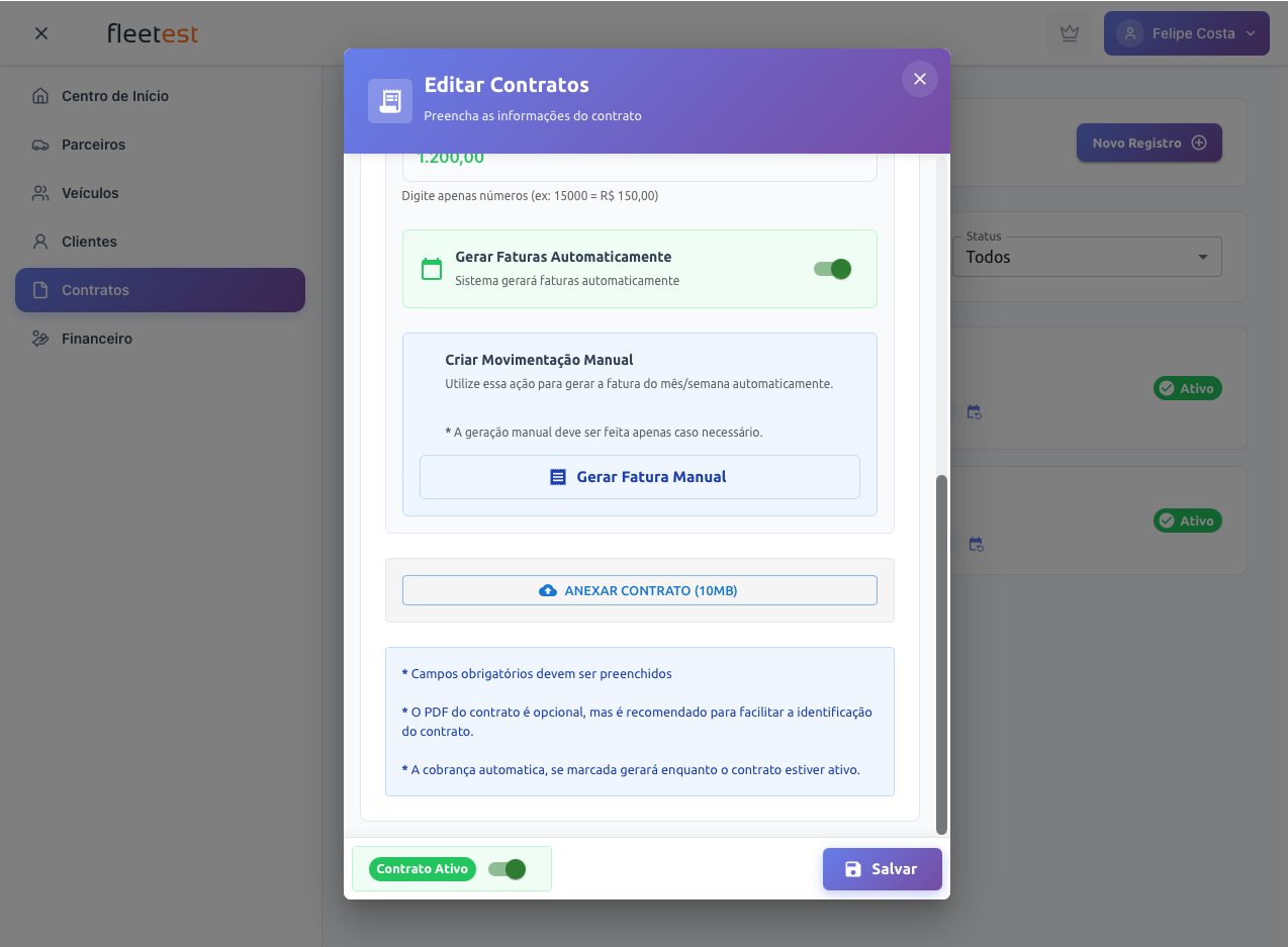 Detalhes do Contrato